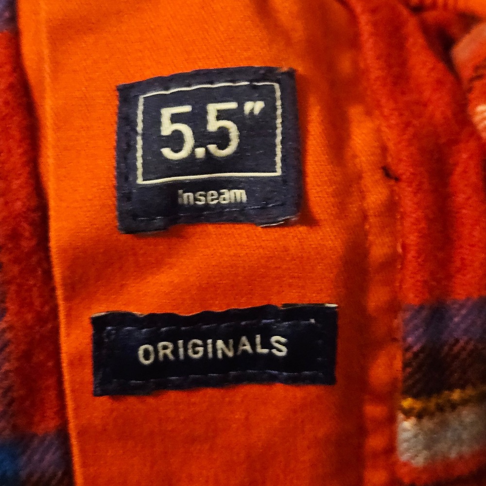 Chubbies Originals Mens Red Plaid Flannel Lined Stretch Shorts 5.5 Inseam Medium - Picture 6 of 9